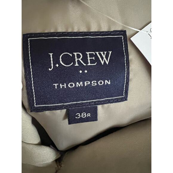 NWT J. Crew Men's Slim-Fit Thompson Performance Suit Jacket Sandy Dune Size 38R - Picture 9 of 14